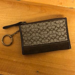 COACH Coin Pocket Keychain Wallet